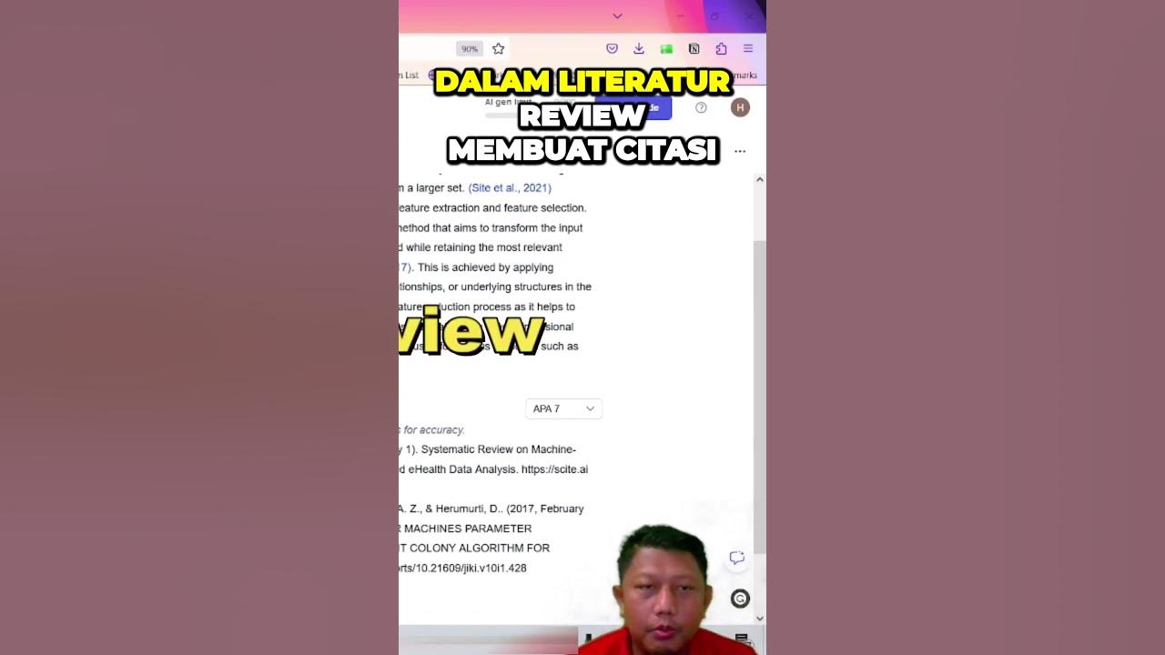 Aplikasi AI - Membuat Otomatis Literature Review - YouTube
