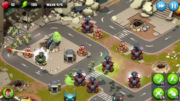 Alien Creeps TD Nightmare Missions 3 Without Any Extra Hero