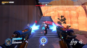 Recall to kill Tracer with her Pulse Bomb