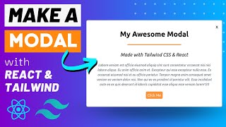Create A Reusable Modal with React &amp; Tailwind CSS