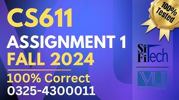 CS611 assignment 1 solution 2024 | CS611 assignment 1 solution fall 2024
