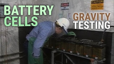 Substation Battery Testing - Specific Gravity Testing