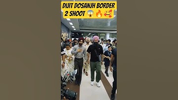 JAAT SUNNY DEOL , DILJIT DOSANJH & VARUN DHAWAN AHAAN SHETTY AT BORDER 2 MOVIE SHOOTING #shorts