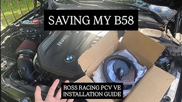 Saving my B58! | Ross Racing PCV VE Install