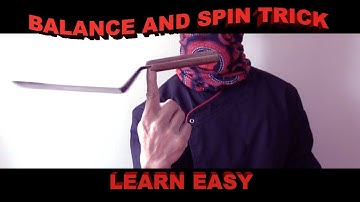 BALANCE AND SPIN SPATULA ON FINGER TIP TRICKS REVEALED AND TUTORIAL