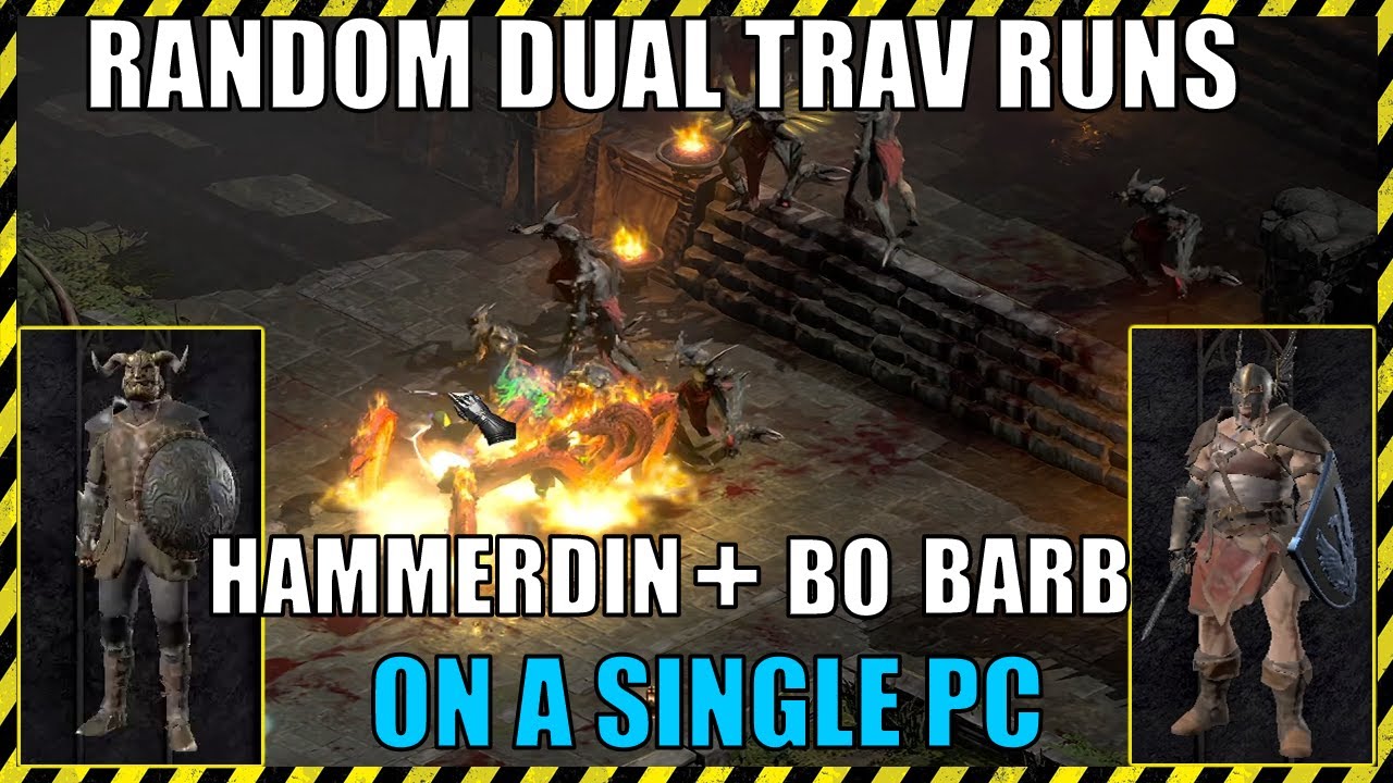 Ladder S02 Lv 83 Dual Trav Runs DIABLO 2 RESSURRECTED YouTube