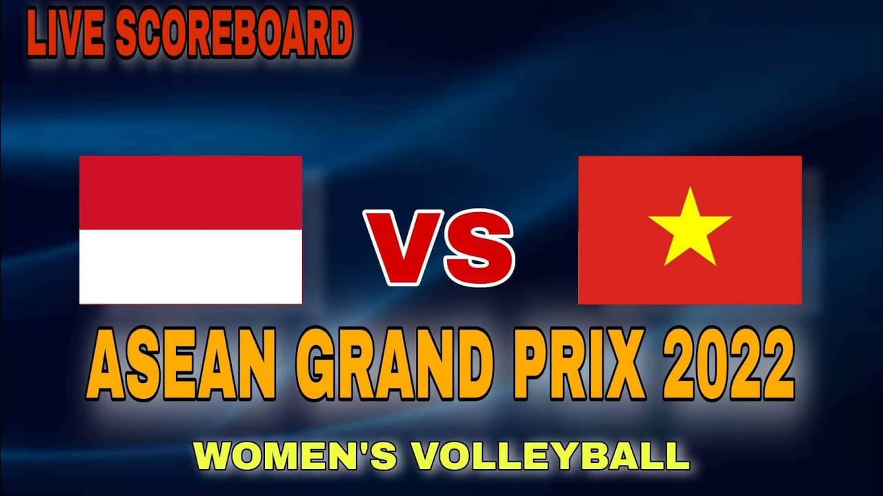 Vietnam vs Indonesia Asean Grand Prix 2022 l LIVE SCOREBOARD