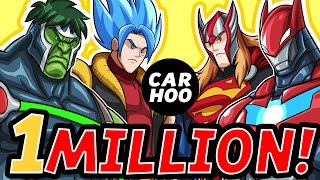 CARHOO 1 Million Subs Giveaway Contest!!