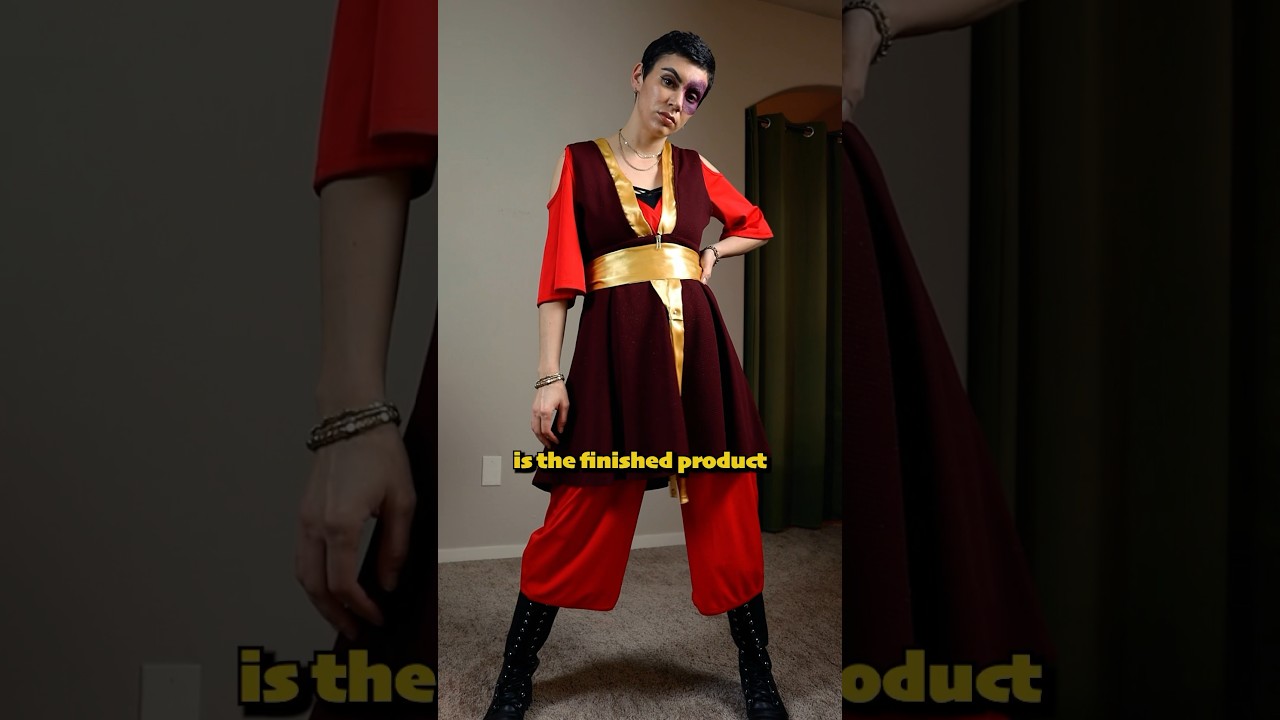 Can you believe I thrifted this?! #cosplaytutorial #avatarthelastairbender