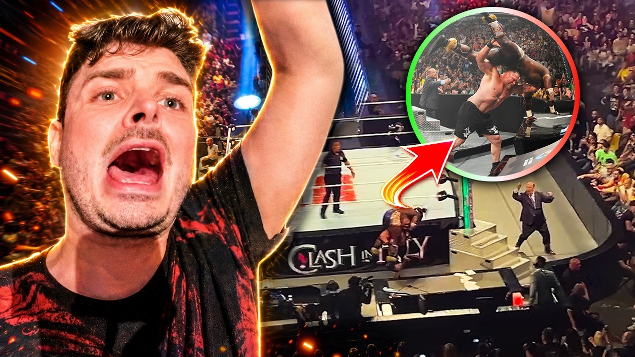GOOSEBUMPS! - How it feels inside WWE Clash in Italy