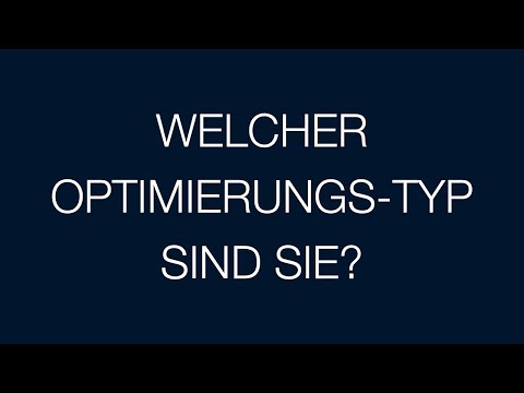 Welcher Optimierungs-Typ sind Sie? | OPTENDA - video from OPTENDA
