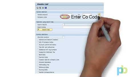 AP Vendor Master Data List - S_ALR_87012086