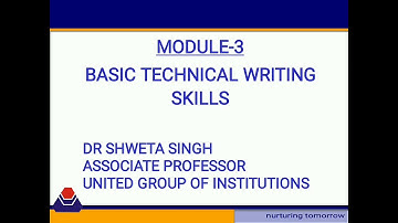 Basic Technical Writing Skills: Business Letters