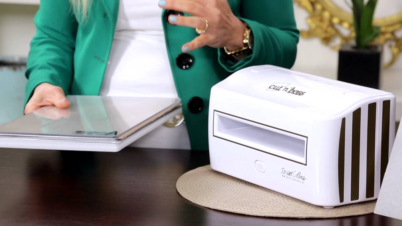 Teresa Collins Cut'n'Boss Embossing YouTube