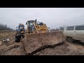 Komatsu D65PX   гул   и плохое управление.