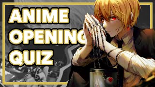 ANIME OPENING QUIZ - 70 OPENINGS [SUPER EASY - HARD]