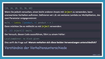 Verständnis des Verhaltens von inject mit einem lambda in Ruby