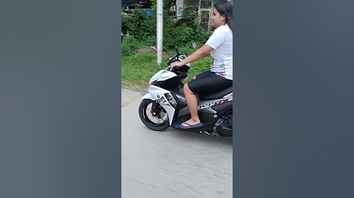 KC in her New Aerox S 2024 model