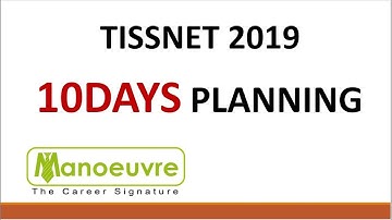 TISSNET 2019  -  10DAYS PLANNING (Motivation video)