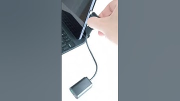 Plug the OTG multi adapter with the attached sound adapter into the USB-C port on the iPad #shorts