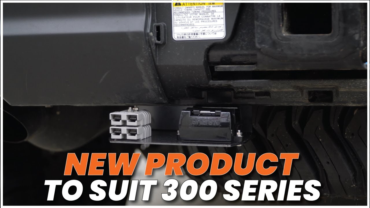 Anderson and Trailer Plug Bracket to suit 300 Series Landcruiser YouTube