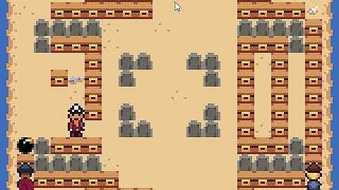 32blit Bomberman clone initial AI test