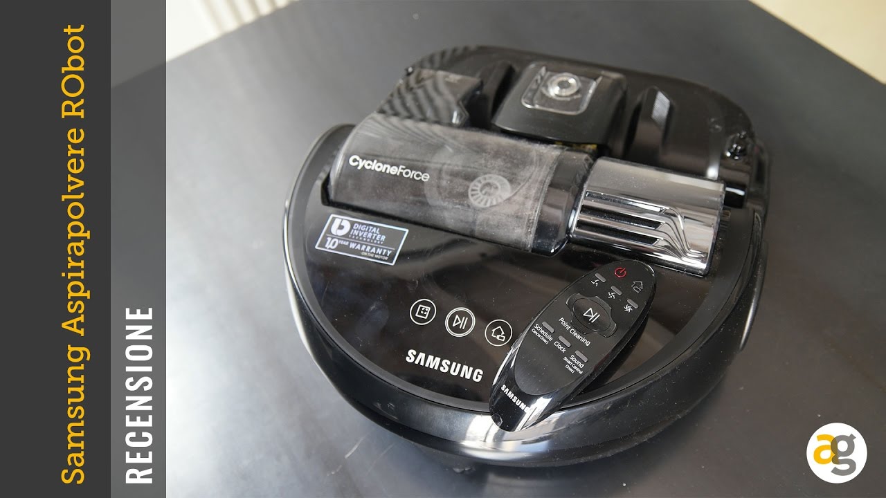 RECENSIONE Samsung PowerBOT robot aspirapolvere - YouTube