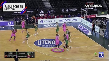 Sarunas Jasikevicius — Barcelona: Zipper | Ram | Veer | Staggered Screen