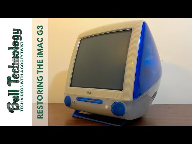 The iMac G3 Restoration: Big and Blue - YouTube