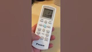 Daikin self check error code