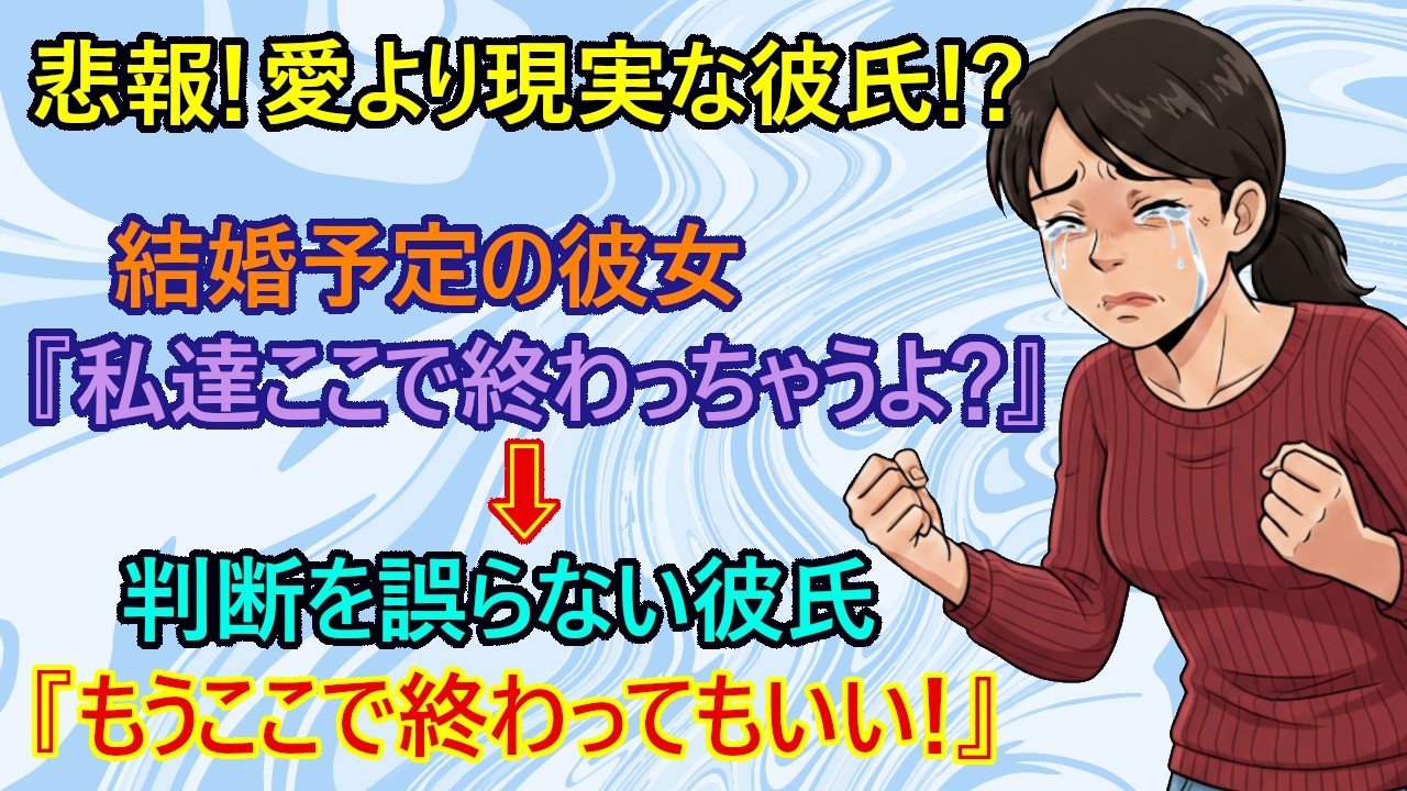 【修羅場】悲報！察しが悪い彼氏！？　彼女『私の会社は結婚したら働けないんだ・・』　→彼氏『ブホッw　何その変な会社ｗ　じゃあ転職ガンバって！』　→結局、結婚が破談になる珍事ｗ