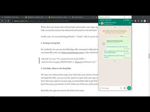 DeepLinking in Flutter