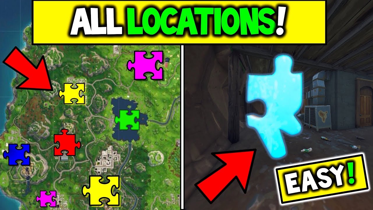 Fortnite jigsaw pieces challenge map - Polygon