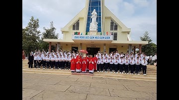 Đoàn rước Thánh lễ ban bí tích Thêm Sức 16 - 7 - 2017