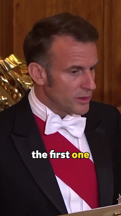 Macron makes Brexit swipe during state banquet speech