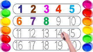 नंबर 1 से 100 तक | Learn and Count | Number Song | Ginti | गिनती गिनती | Shapes Name | Easy Learn 