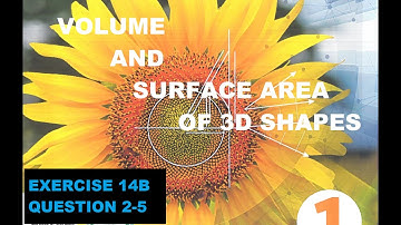 Volume and Surface Area | Prisms  | Olevel MathsD1 7th Edition | Exercise 14A | Question 2-5