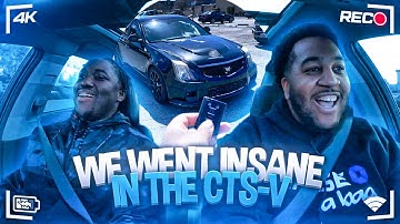 2013 CADILLAC CTS-V REVIEW/REACTION *WE DID THE TOP SPEED*