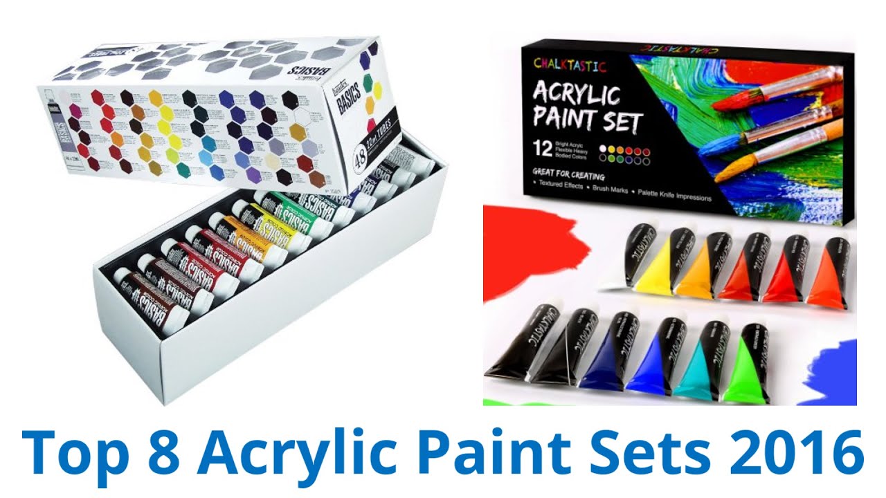 8 best acrylic paint sets 2016 youtube