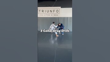3 Collar Drag Drills.  #jiujitsu #bjj #takedown #brazilianjiujitsu