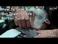 How To Give A Hot Towel Shave With The New Kamisori | Barber Styles | Dark Stag