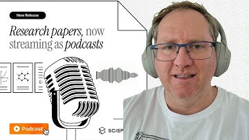 AI research article summaries in podcast audio format - new SciSpace feature