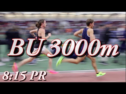 3000m Race at BU + Pre Meet at New Balance Boston!! / *NEW PR*