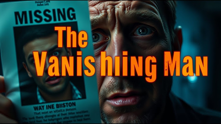 The Vanishing Man—A Mind-Bending Thriller
