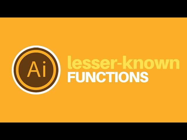 do you know these 6 illustrator functions valuable