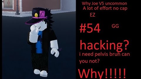 [Yba] Leaderboard player hacking? Guess ive seen everything now. Roblox Yba Sbr Mbr