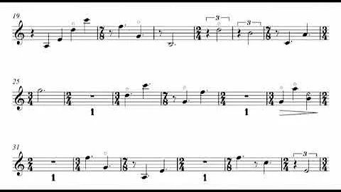 Morton Feldman - For Aaron Copland for Solo Violin...
