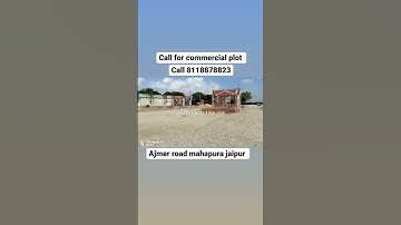 100 feet Road Par Commercial Plot ajmer Road Mahapura Call 8118878823 #commercial #plotsatajmerroad