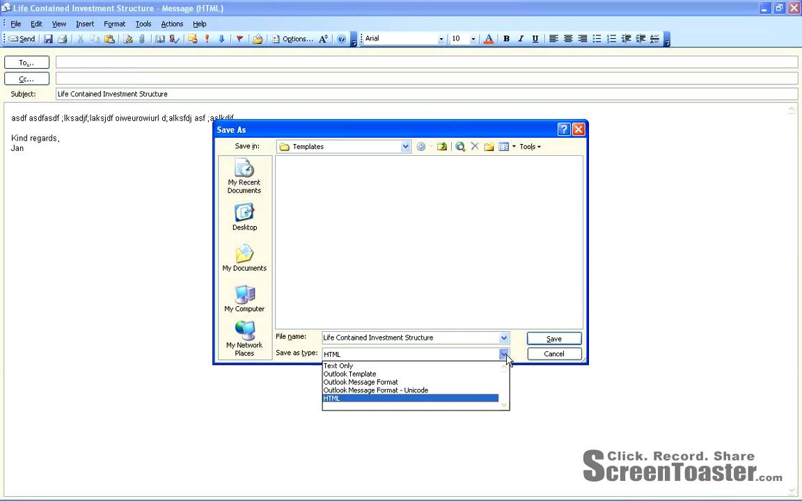 How To Create Retrieve Email Templates In Outlook YouTube