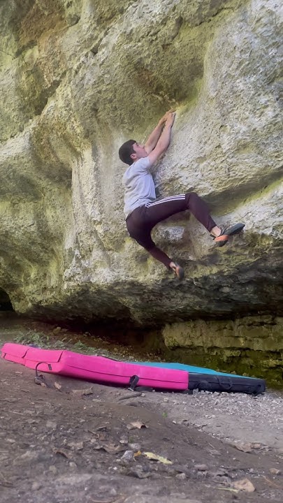 Jason’s problem 7C+ - Crag X - YouTube